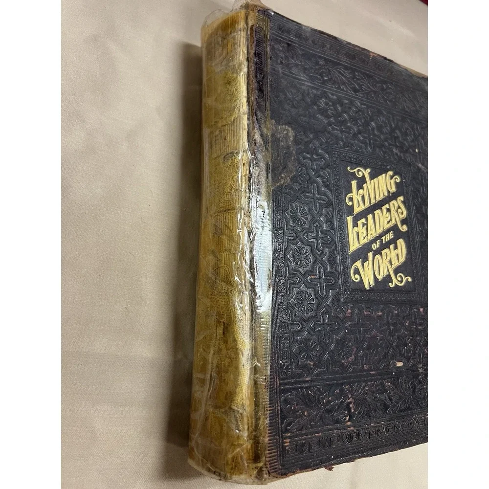 LIVING LEADERS OF THE WORLD: COMPROMISING. 1889, BY WALTER J.‎ BROOKS (858)